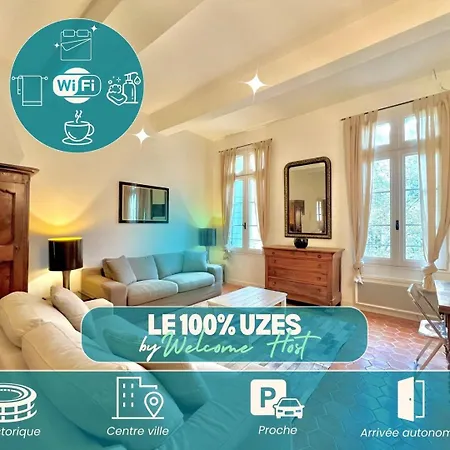 Apartment Le 100 Uzes, Charme En